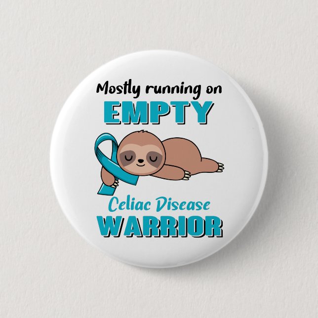Funny Celiac Disease Awareness Gifts 6 Cm Round Badge (Front)