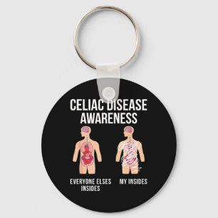 Funny Celiac Disease Awareness Month Celiac Key Ring