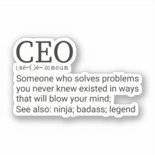Funny CEO Definition, Gift for CEO