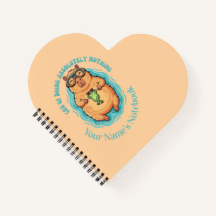Funny CEO of Doing Nothing Capybara Frog Notebook