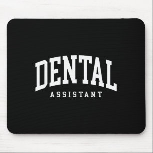 Funny certified dental assistant dental hygienist mouse mat