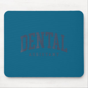 Funny Certified Dental Assistant Hygienist Design Mouse Mat