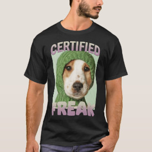 Funny Certified Freak Dog Meme- Cute Corgi Dog T-Shirt