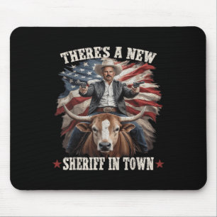 Funny Chad Bianco Cowboy Bianco For California Gov Mouse Mat