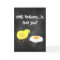 Funny Chalkboard Birthday