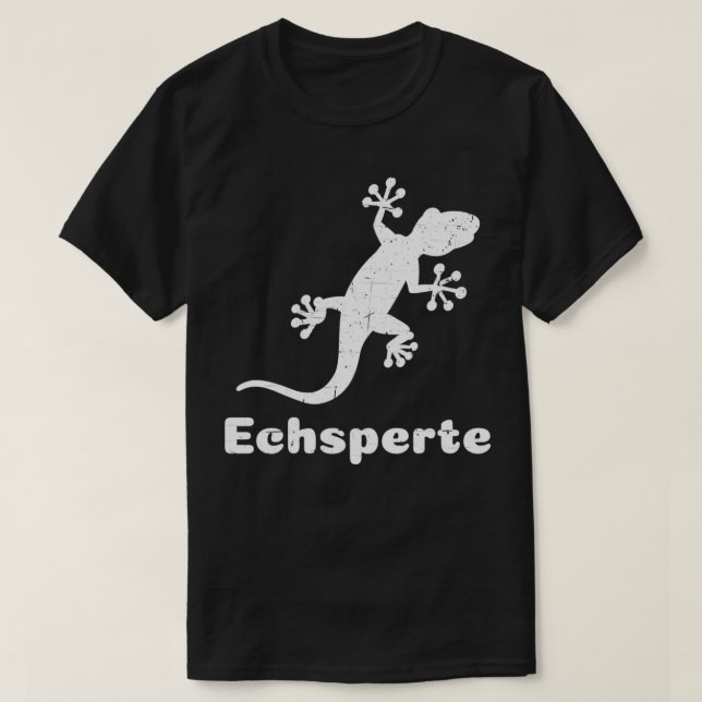 Funny Chameleon Geckso Echsperte Gift Idea 2 T-Shirt (Design Front)
