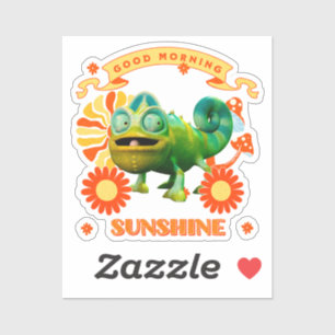 Funny Chameleon Good Morning Sunshine