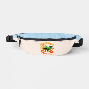 Funny Chameleon Good Morning Sunshine Bum Bags