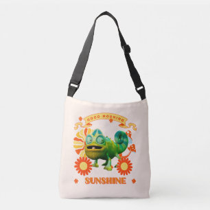 Funny Chameleon Good Morning Sunshine Crossbody Bag