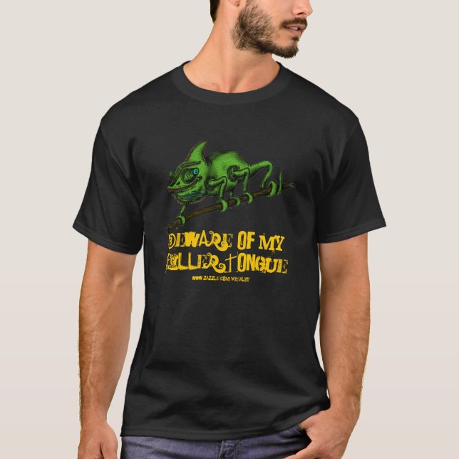 Funny chameleon t-shirt (Front)