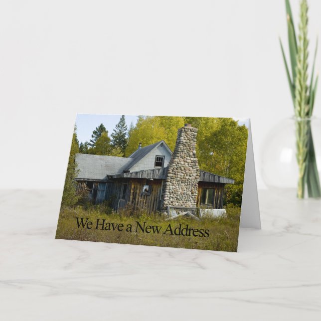 Funny Change of Address Card - Nice Chimney (Front)