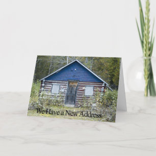 Funny Change of Address Card - Place in the Woods