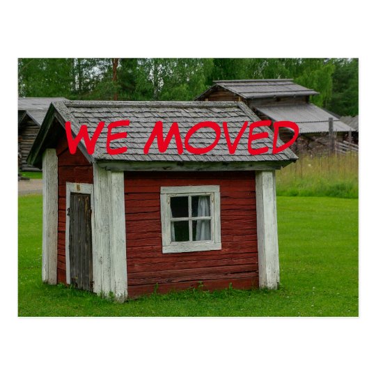 Funny Change Of Address Postcard