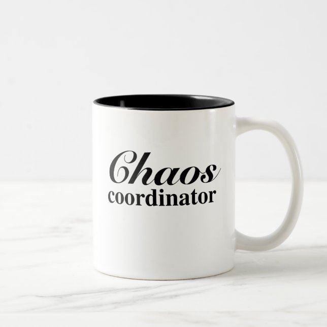 Funny Chaos Coordinator Mug for Mum (Right)