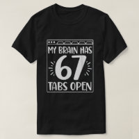 Funny Chaotic Brain Quote Silly Confusion Humor