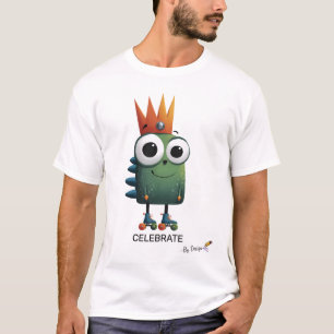 Funny Character with Crown CELEBRATE - By Design T-Shirt