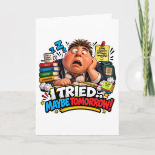 Funny Characters Back to School Balloon Card