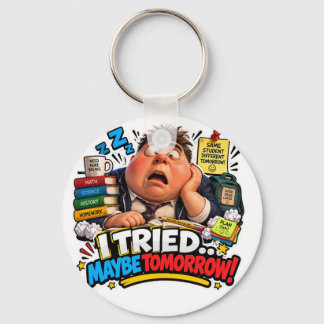 Funny Characters Back to School Balloon Key Ring