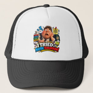 Funny Characters Back to School Balloon Trucker Hat