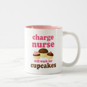 Funny Charge Nurse Two-Tone Coffee Mug