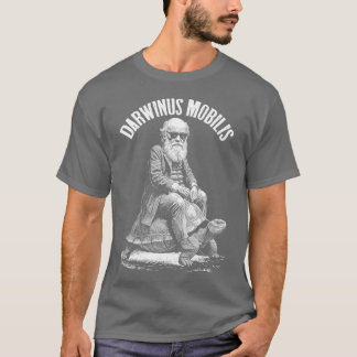 Funny Charles Darwinortoise Darwinus Mobilis Evolu T-Shirt