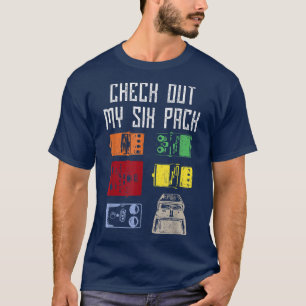 Funny Check Out My Six Pack Guitar Pedals Music Lo T-Shirt