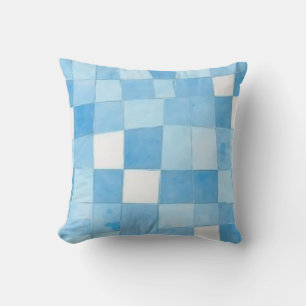 funny check pettern cushion pillow