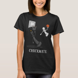 Funny Checkmate Chess Basketball Game Board King P T-Shirt