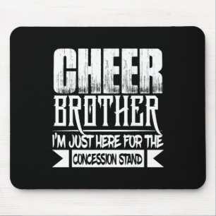 Funny Cheer Brother Boys Sibling Cheerleader Son C Mouse Mat