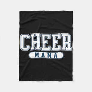 Funny Cheer Mum Cheerleading For Cheerleader Squad Fleece Blanket