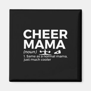 Funny Cheer Mum Definition Cheerleading Magnet