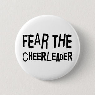Funny Cheerleader 6 Cm Round Badge