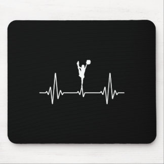 Funny Cheerleader Art Girls Women Cheer Cheerleadi Mouse Mat