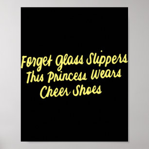 Funny Cheerleader Design For Girls Women Cheerlead Poster