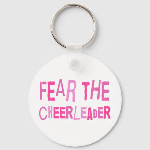 Funny Cheerleader Key Ring