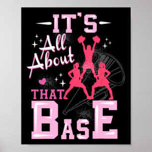 Funny Cheerleading All About That Se Cheer Leader Poster