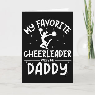 Funny Cheerleading Cheer Dad Shirt Pride Fathers D Card