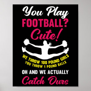 Funny Cheerleading Cheerleader _1 Poster