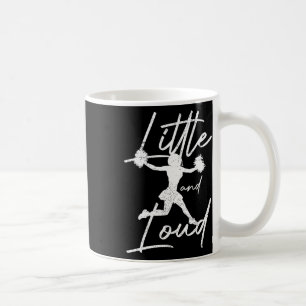 Funny Cheerleading Girl Little And Loud Cheerleade Coffee Mug