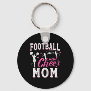 Funny Cheerleading Mum Footll And Cheer Mum _1  Key Ring