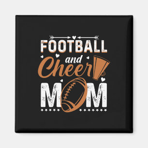 Funny Cheerleading Mum Footll And Cheer Mum _2 Magnet