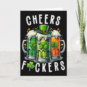 Funny Cheers Ers St Patricks Day Irish Drinking Card