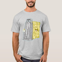 Funny cheese and cheese grater