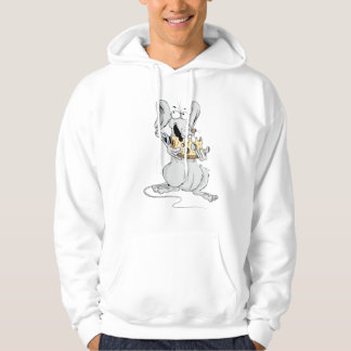  Funny Cheese Lover Mouse Cartoon  Hoodie