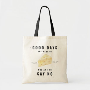 Funny Cheese Lover Tote Bag Cheese Gift