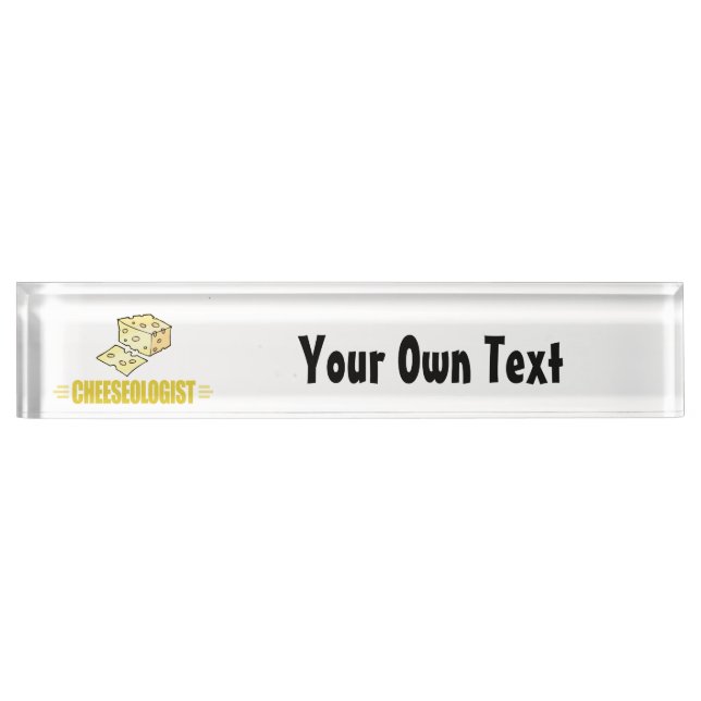 Funny Cheese Nameplate (Front)