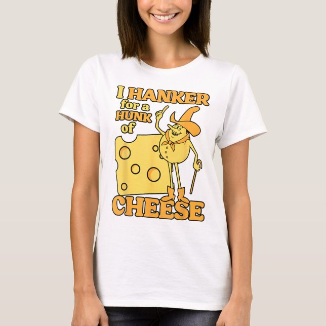 Funny Cheese Quote – Sweet Dreams Are Made of Brie T-Shirt (Front)