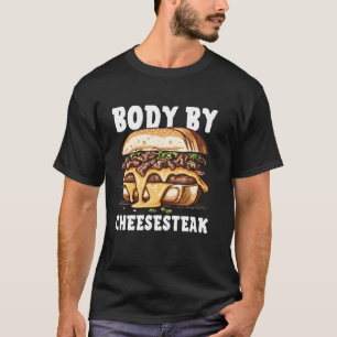 Funny Cheesesteak Art For Men Women Kids Philly Fo T-Shirt