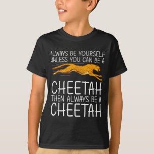 Funny Cheetah Art For Men Women Kids Animal Safari T-Shirt
