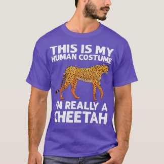 Funny Cheetah Design For Boys Girls Leopard Safari T-Shirt